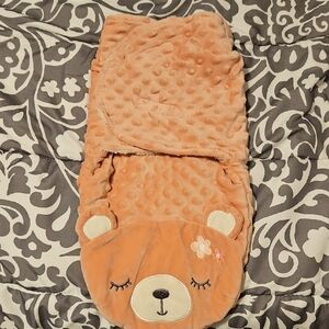 Cozy Bear Kids Pajamas Sleep Sack - Orange